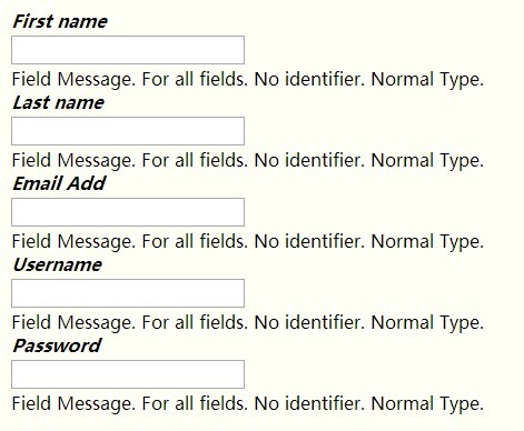 jQuery messages